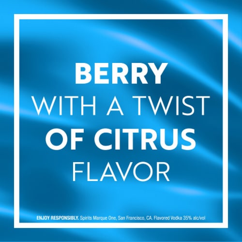 SVEDKA Blue Raspberry Flavored Vodka Perspective: right