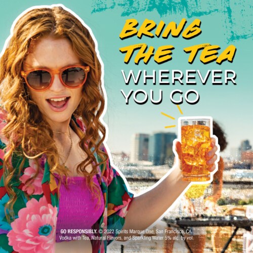 SVEDKA Tropics Variety Pack Vodka Tea Spritz Canned Cocktail Perspective: right