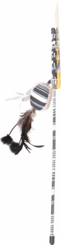 JW Pet Action Ball with Wand Cat Toy Perspective: right