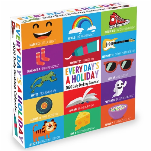 TF Publishing 2020 Daily Desktop Calendar - Everyday's A Holiday Perspective: right