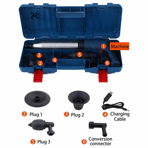 FEIYABDF Electric High Pressure Air Gun Plunger for Unclogging Pipes, Tool Only Perspective: right