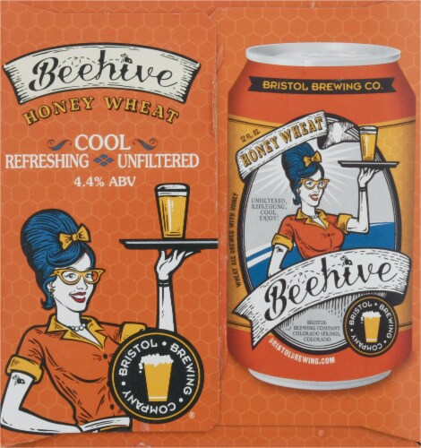 Bristol Brewing Company Beehive Honey Wheat Ale Perspective: right
