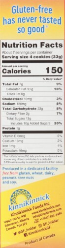 Kinnikinnick Gluten Free Montanas Chocolate Chip Cookies Perspective: right