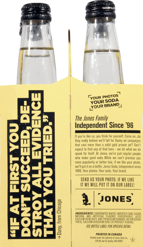 Jones Cream Soda Perspective: right