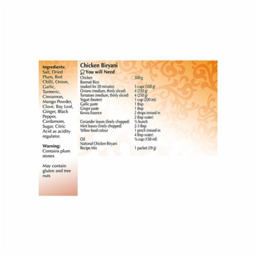 National® Chicken Biryani Recipe Mix Perspective: right
