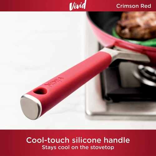 Ninja Foodi NeverStick Vivid Oven Safe All Range Non Stick 10.25 Pan,  Crimson, 1 Piece - Fry's Food Stores