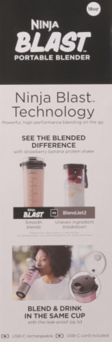 Ninja® Blast™ Portable Blender – Black Perspective: right
