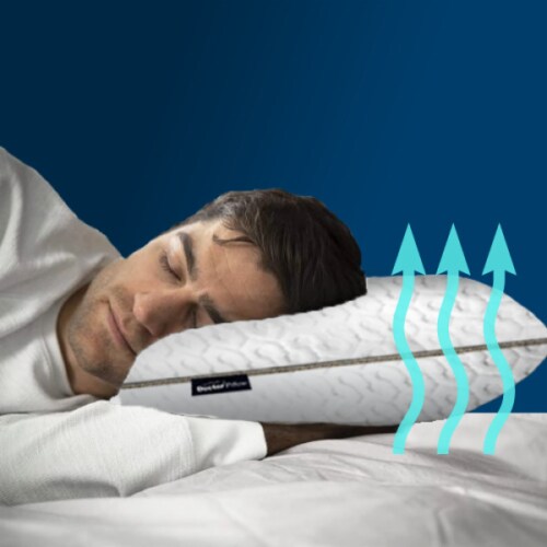 Dream serenity cooling cover ventilated gel memory foam pillow outlet
