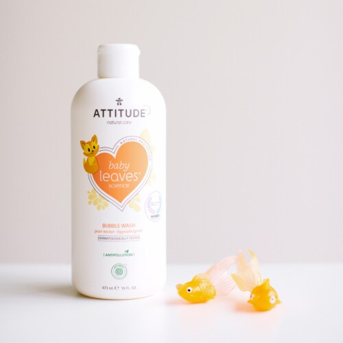 Attitude® Baby Leaves™ Pear Nectar Bubble Wash Perspective: right