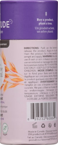 Attitude® Oatmeal Sensitive Baking Soda Free Deodorant With Chamomile Perspective: right