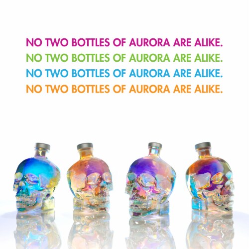 Crystal Head Aurora Vodka Perspective: right
