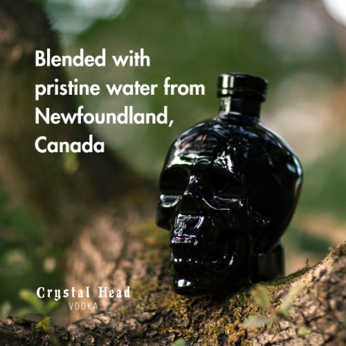 Crystal Head Onyx Vodka Perspective: right