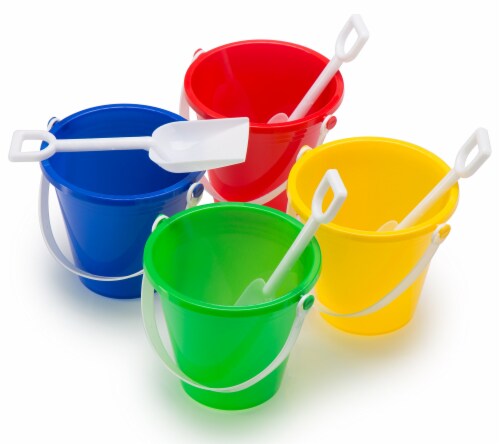 Beach Sand Castle Buckets and Shovels Set, Includes 12 Shovels and 12 · Art  Creativity