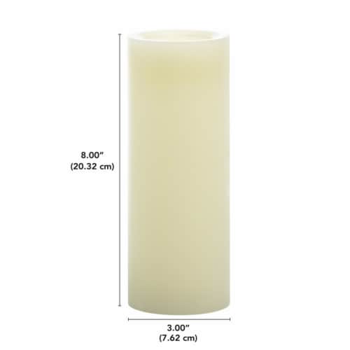 Inglow Round Pillar Candle Perspective: right