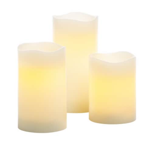 Sterno Home Flameless Pillar Candles - Ivory Perspective: right