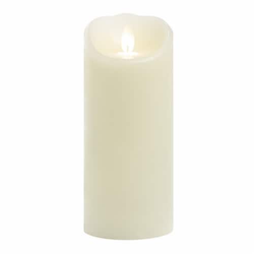 Sterno Home iFlicker Flameless LED Wax Pillar Candle - Cream Perspective: right