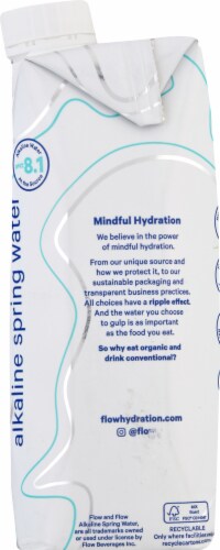 Flow™ Alkaline Spring Water Perspective: right