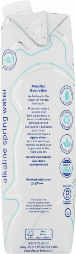Flow® Alkaline Spring Bottled Water Perspective: right