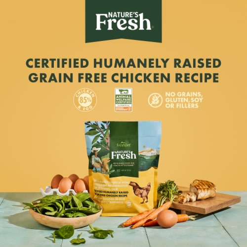 Freshpet Healthy & Natural Dog Food, Fresh Certified Humanely Raised Chicken Recipe Perspective: right
