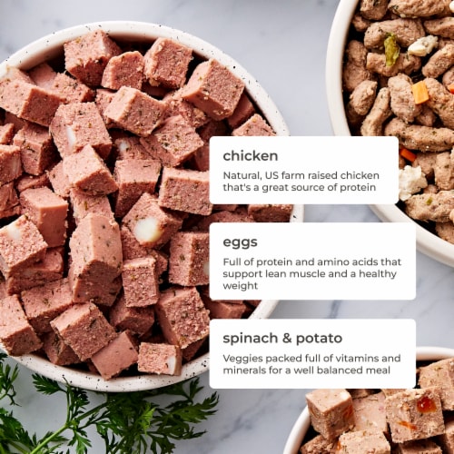 Freshpet Slice & Serve Grain Free Chicken Recipe Dog Food Perspective: right
