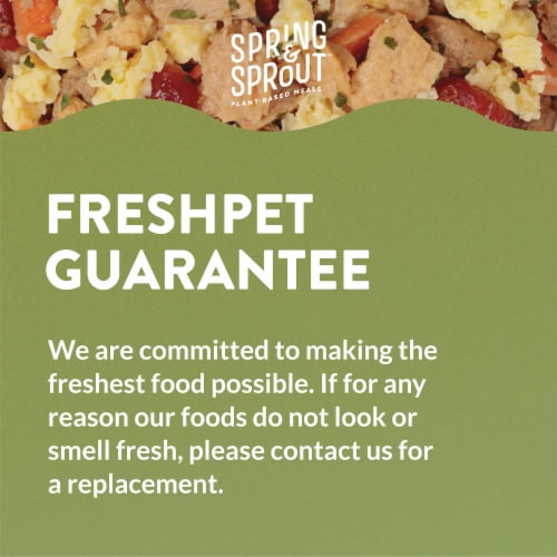 Freshpet Spring & Sprout Plant-Based Protein & Cage-Free Egg Recipe Dog Food 1.2 lb Perspective: right