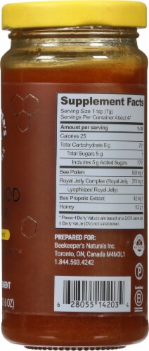 Beekeeper’s Naturals B. Powered Superfood Honey Perspective: right
