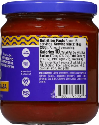 Fody Foods Mild Salsa Perspective: right
