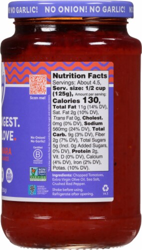 Fody Foods™ Gut-Friendly Arrabbiata Pasta Sauce Perspective: right