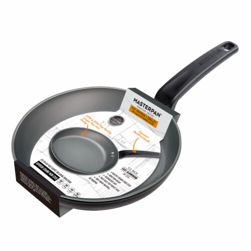 MasterPan Non-Stick Cast Aluminium 2-Section Meal Skillet 11 Black