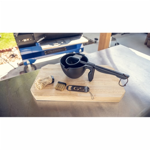 40Oz (5 Cups) Basting Bowl Grilling Set, All In 1 Set Perspective: right