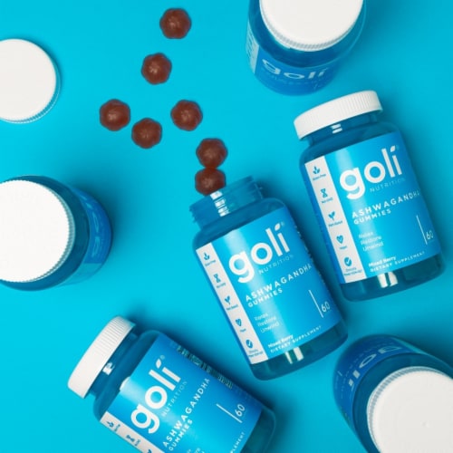 Goli® Nutrition Ashwagandha Mixed Berry Flavored Gummies Perspective: right