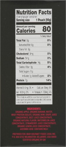 Go Gourmet Slammers Burst Watermelon Kiwi Crushed Superfood Snacks Perspective: right