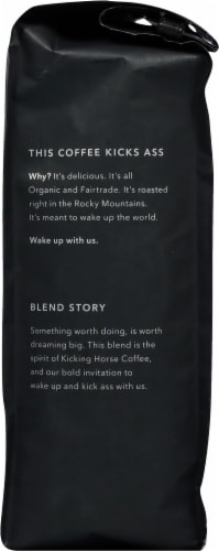 Kicking Horse Coffee Kick Ass Whole Bean Coffee Perspective: right
