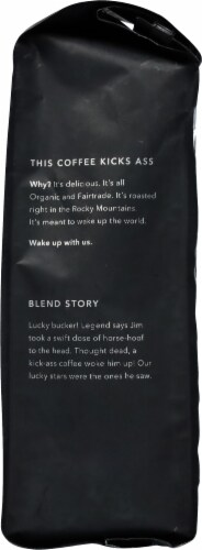 Kicking Horse Coffee Lucky Jim Medium Roast Whole Beans Perspective: right