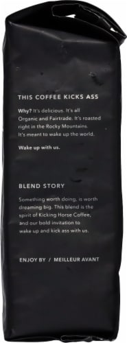 Kicking Horse Coffee® Kick Ass® Dark Ground Coffee Perspective: right