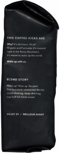 Kicking Horse Coffee Smart Ass Medium Organic Ground Coffee Perspective: right