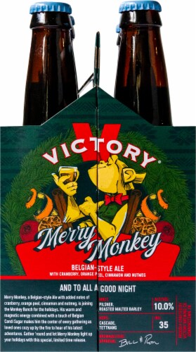 Victory® Merry Monkey Belgin-Style Ale Perspective: right