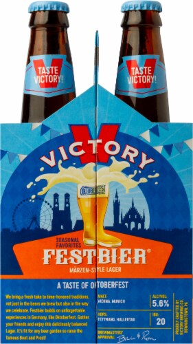 Victory® Brewing Company Festbier® Marzen Style Lager Perspective: right