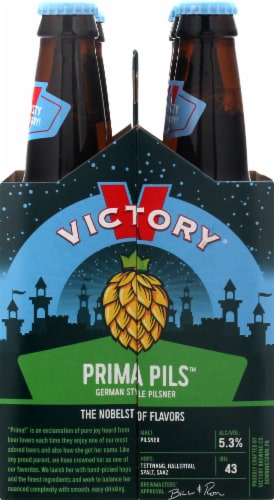 Victory Brewing Company Prima Pils Beer Perspective: right