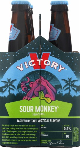 Victory® Brewing Company Sour Monkey® Beer Perspective: right
