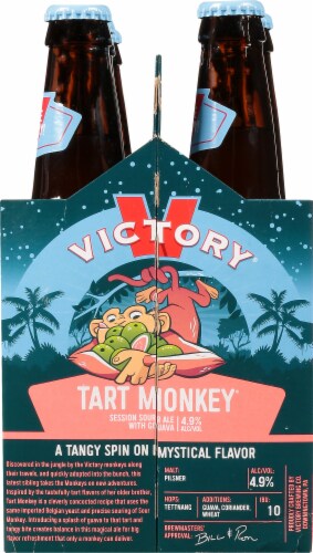 Victory Brewing Company Tart Monkey Session Sour Ale Perspective: right