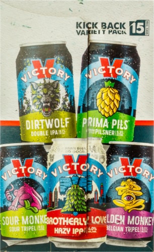 Victory® Brewing Company Kick Back Craft Beer Variety Pack Perspective: right