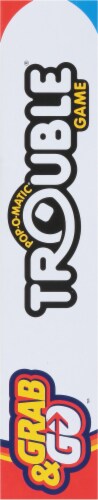 Hasbro Gaming Trouble Grab and Go Board Game Perspective: right
