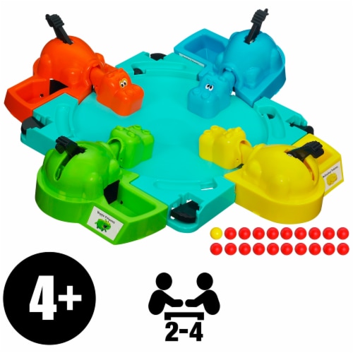 Hasbro Hungry Hungry Hippos Game Perspective: right