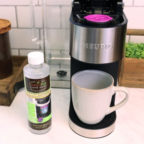 Perfect Pod Cafe Pure Single Serve Coffee Brewer Cleaning Kit Perspective: right