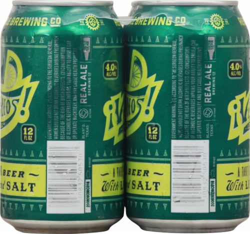 Real Ale Brewing Company Vamonos Let's Gose Perspective: right