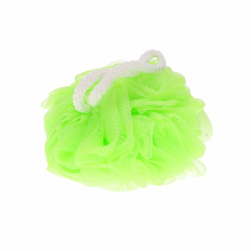 Bradford Soap Nikki's Secret® Green Mesh Bath and Shower Sponge Perspective: right