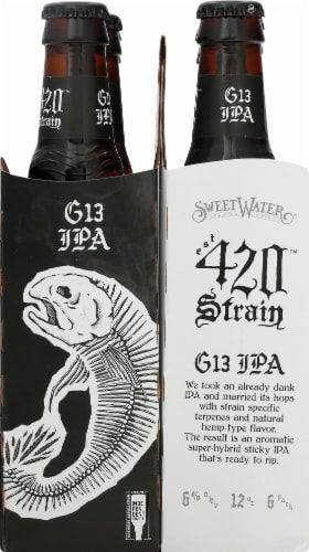 SweetWater Brewing Co. 420 Strain G13 IPA Beer Perspective: right