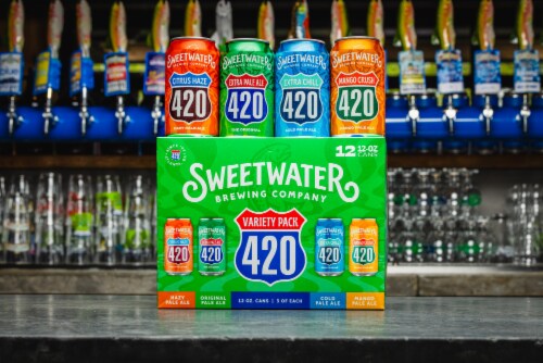 SweetWater Brewing Company 420 Variety 12 Pack 12oz Cans Perspective: right