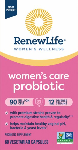 Renew Life Women's Probiotic Capsules Perspective: right